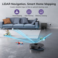 EASINE S20 | LiDAR Robot Vacuum and Mop with Self-Emptying Station